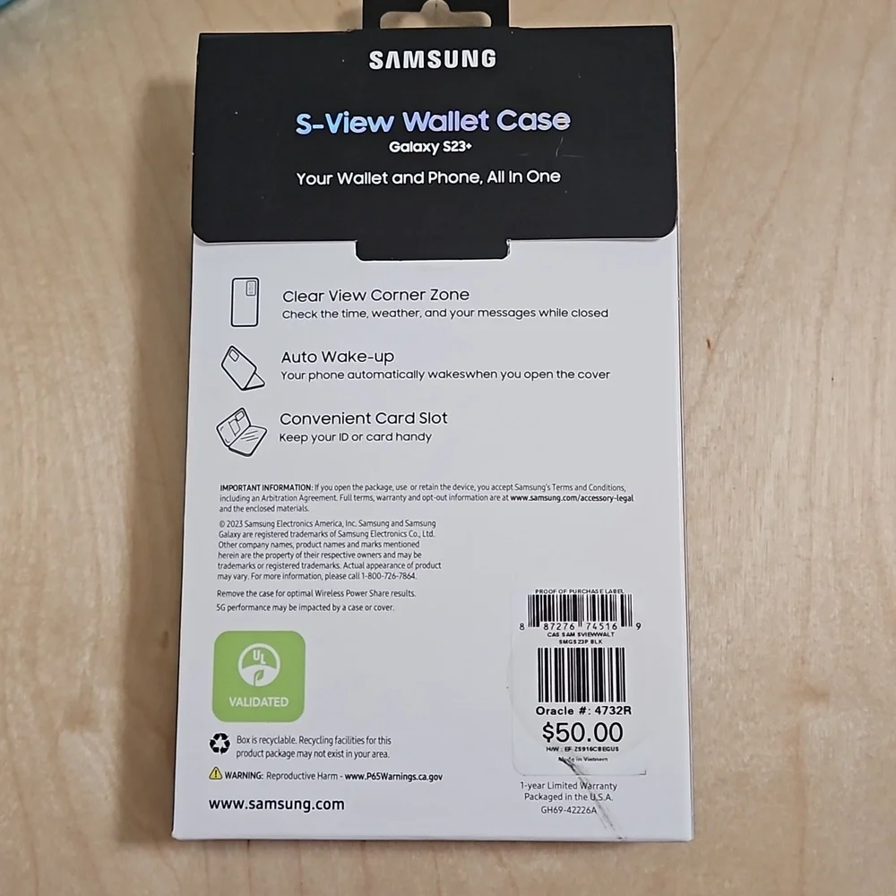 Samsung S-View Wallet Case